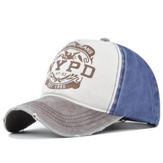 (image for) Printed_Baseball_Cap_CB218-7_coffee