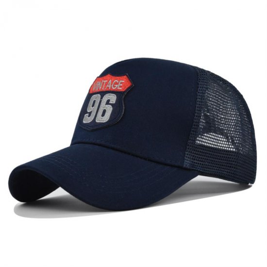 (image for) Mesh_Baseball_Cap_CM551-3_navy_blue