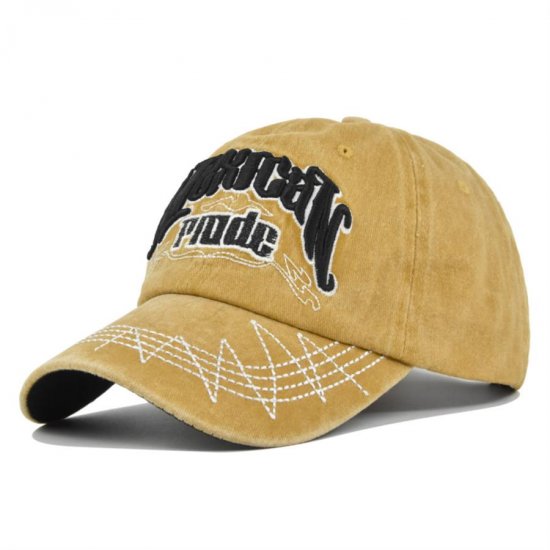 (image for) Washed_Baseball_Cap_CB405-6_yellow