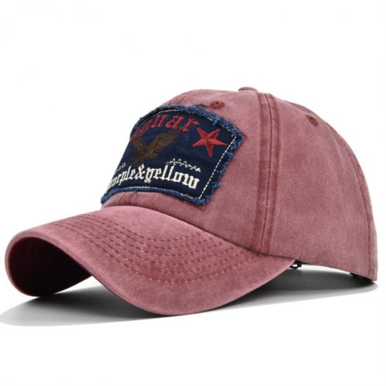 (image for) Washed_Baseball_Cap_CB250-2_wine_red