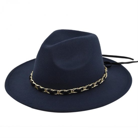 (image for) Fedora_Hat_BF137-3_navy_blue