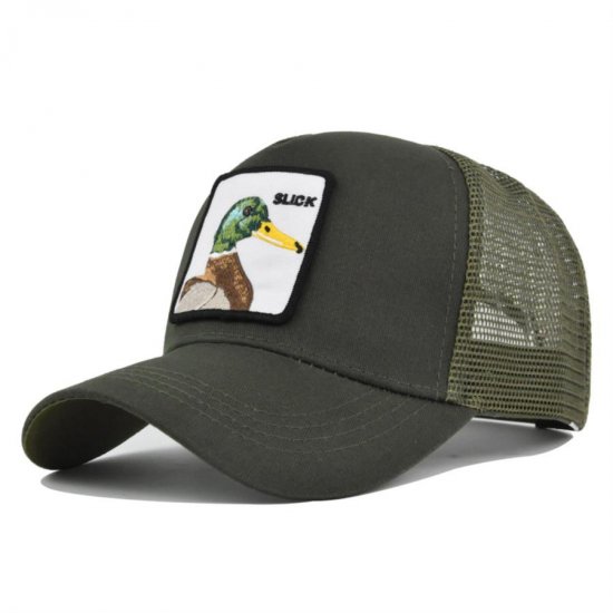 (image for) Mesh_Baseball_Cap_CM629-5_olive_green