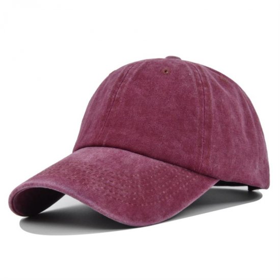 (image for) Blank_Baseball_Cap_CL732-2_wine_red