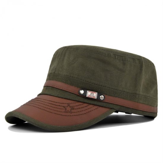 (image for) Flat_Cap_FC201-4_olive_green