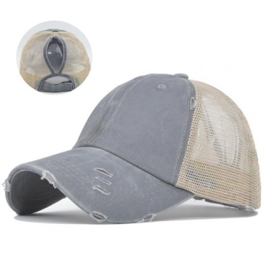 (image for) Mesh_Baseball_Cap_CC605-8_gray