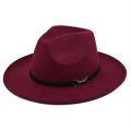 (image for) Fedora_Hat_BF155-2_wine_red