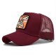 (image for) Mesh_Baseball_Cap_CM524-2_wine_red