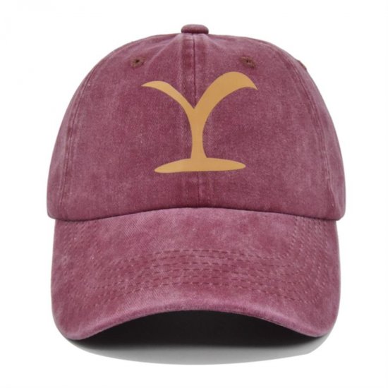 (image for) Washed_Baseball_Cap_CP865-2_wine_red_1