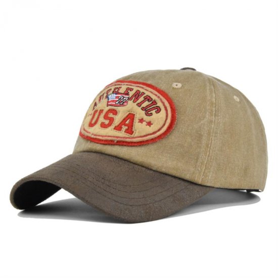 (image for) Washed_Baseball_Cap_CB401-4_khaki