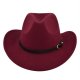 (image for) Cowboy_Hat_BF735-2_wine_red