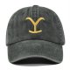 (image for) Washed_Baseball_Cap_CB357-5_olive_green-_yellow