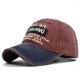 (image for) Washed_Baseball_Cap_CB253-3_navy_blue&_wine_red