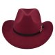(image for) Cowboy_Hat_BF725-2_wine_red