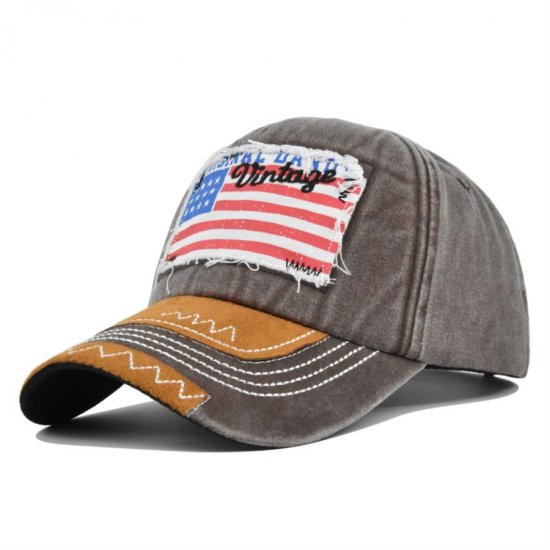(image for) Washed_Baseball_Cap_CB410-5_coffee