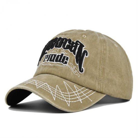 (image for) Washed_Baseball_Cap_CB405-4_khaki